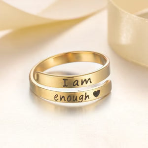I Am Enough Ring